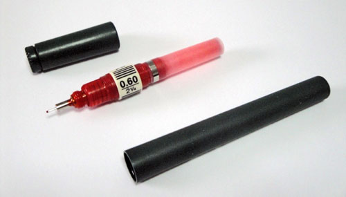 Elementos de un estilógrafo Elementos de un estilógrafo