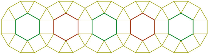 Dieño ornamental poligonal