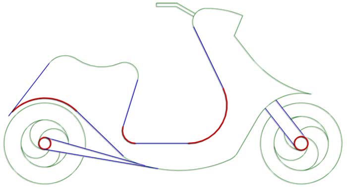Diseño de scooter mediante enlaces Diseño de scooter mediante enlaces