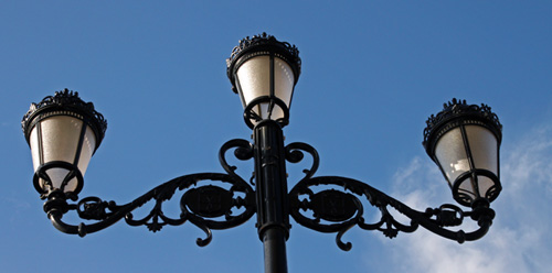 Farolas Plaza Nueva de Sevilla