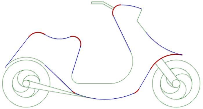 Diseño de scooter mediante enlaces Diseño de scooter mediante enlaces