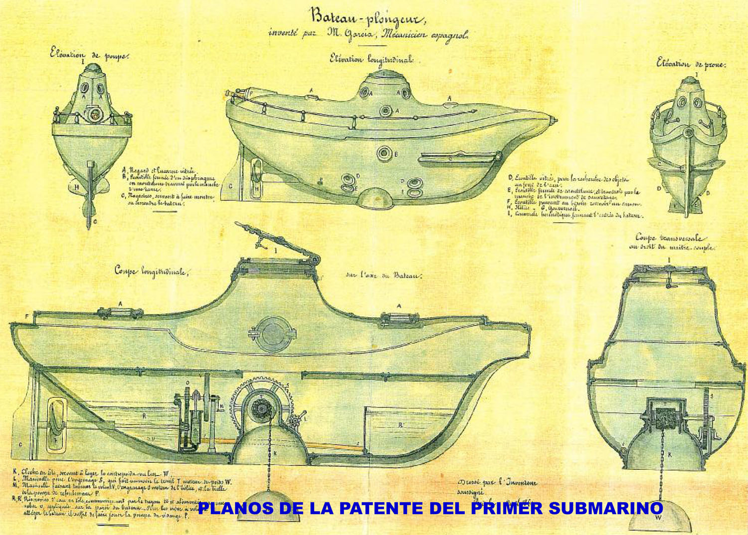 Planos originales del Garcibuzo Planos originales del Garcibuzo