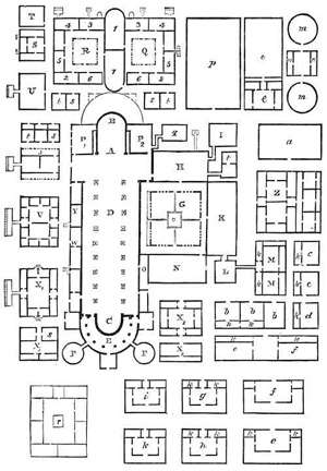 Plano de una abadía Plano de una abadía