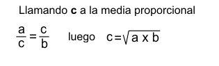 media proporcional media proporcional