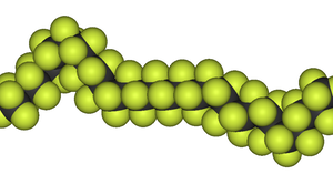 Molécula de teflón