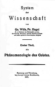 Hegel, fenomenología del espíritu