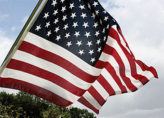 The Star and Stripes American flag.