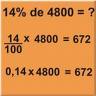 calculo del porcentaje