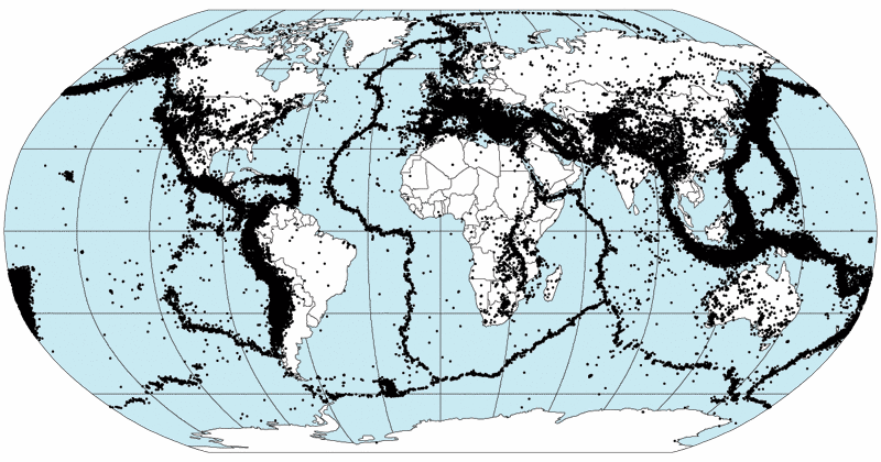 Epicentros terremotos