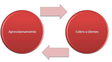 Esquema del periodo de maduración económico